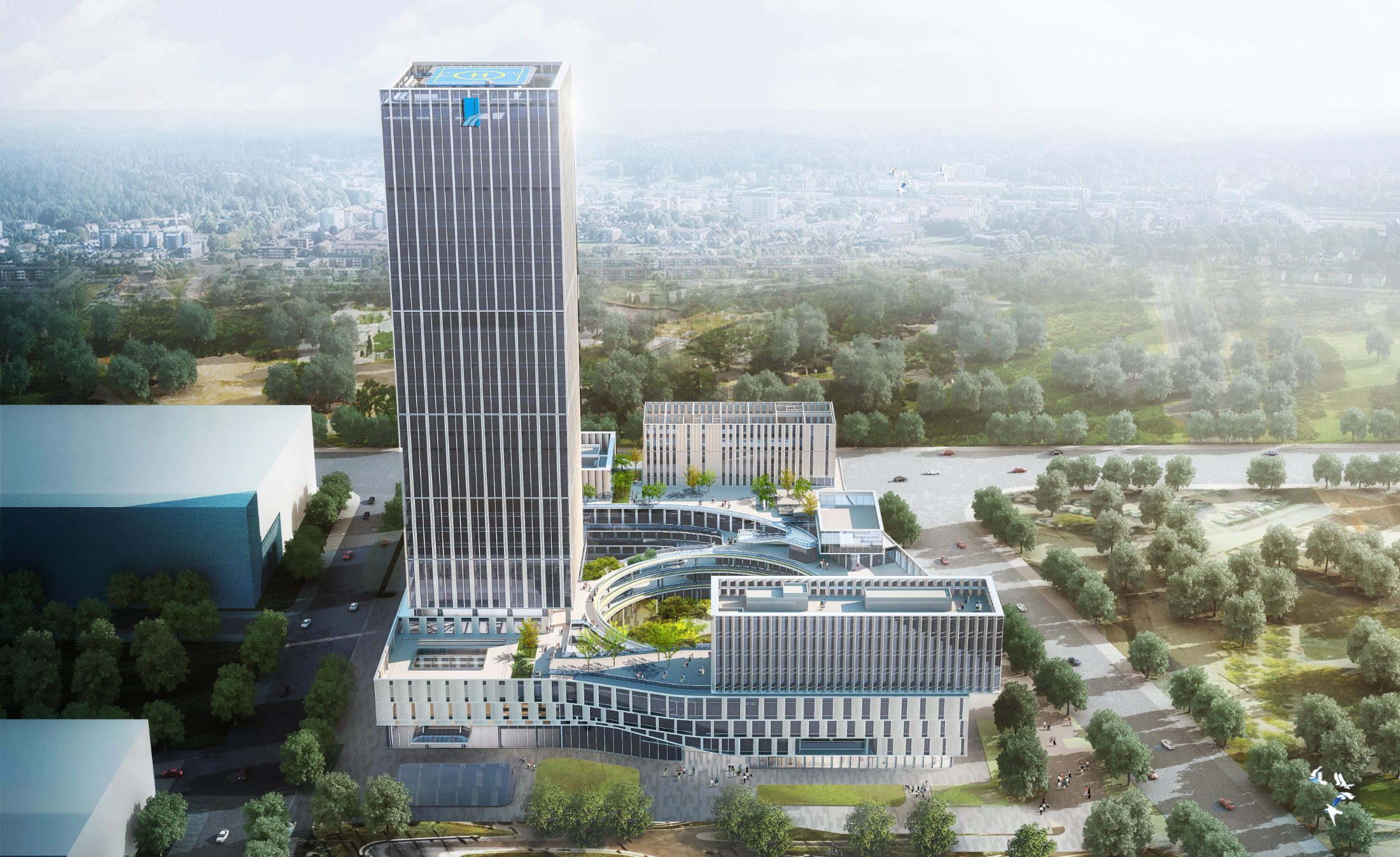 Baoye new industrial base, Shaoxing, rendering
